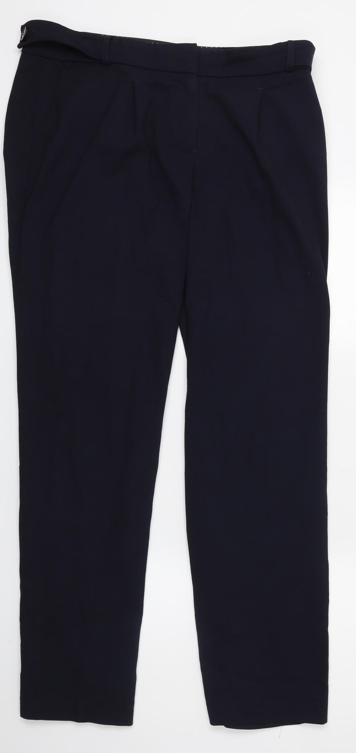 NEXT Womens Blue   Trousers  Size 14 L27 in