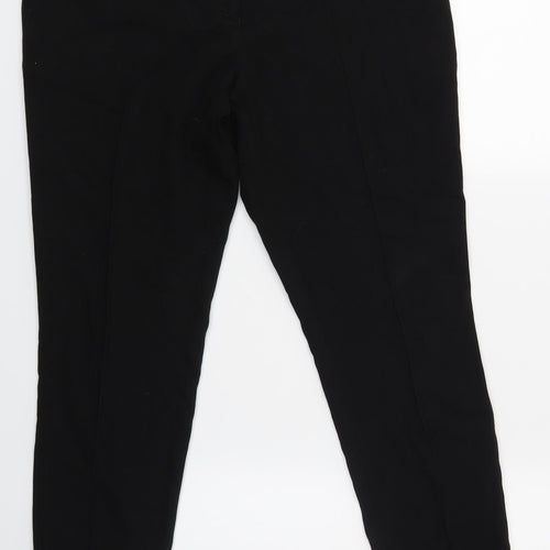 NEXT Womens Black   Trousers  Size 10 L22 in