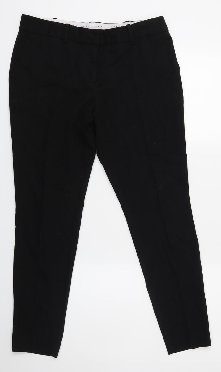 NEXT Womens Black Trousers Size 10 L22 in