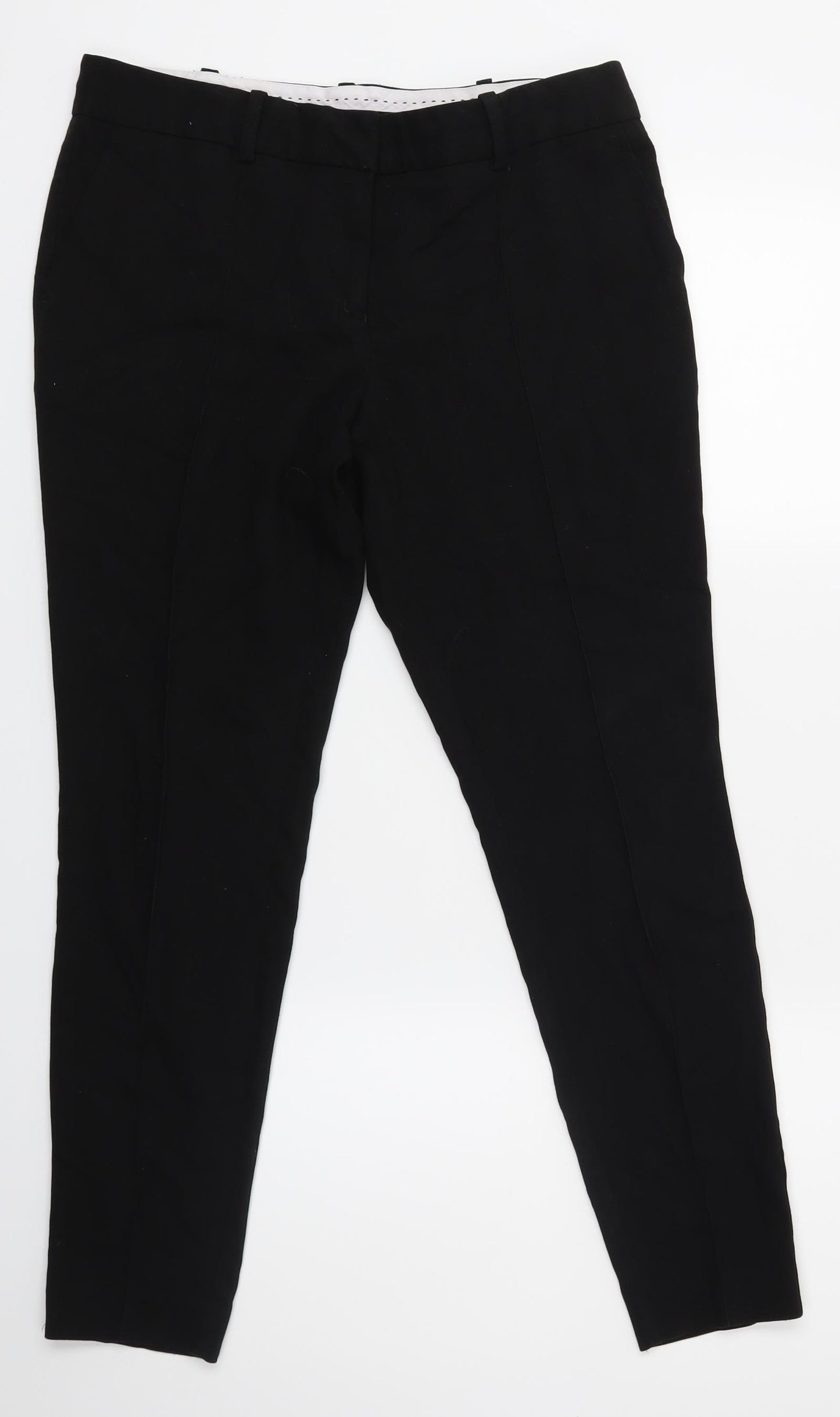 NEXT Womens Black   Trousers  Size 10 L22 in