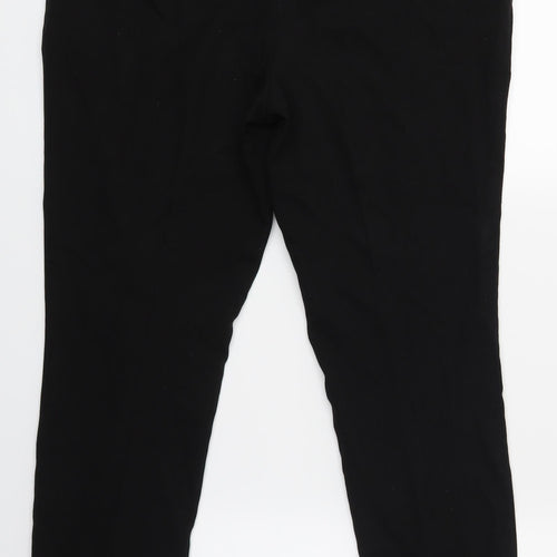 NEXT Womens Black   Trousers  Size 10 L22 in