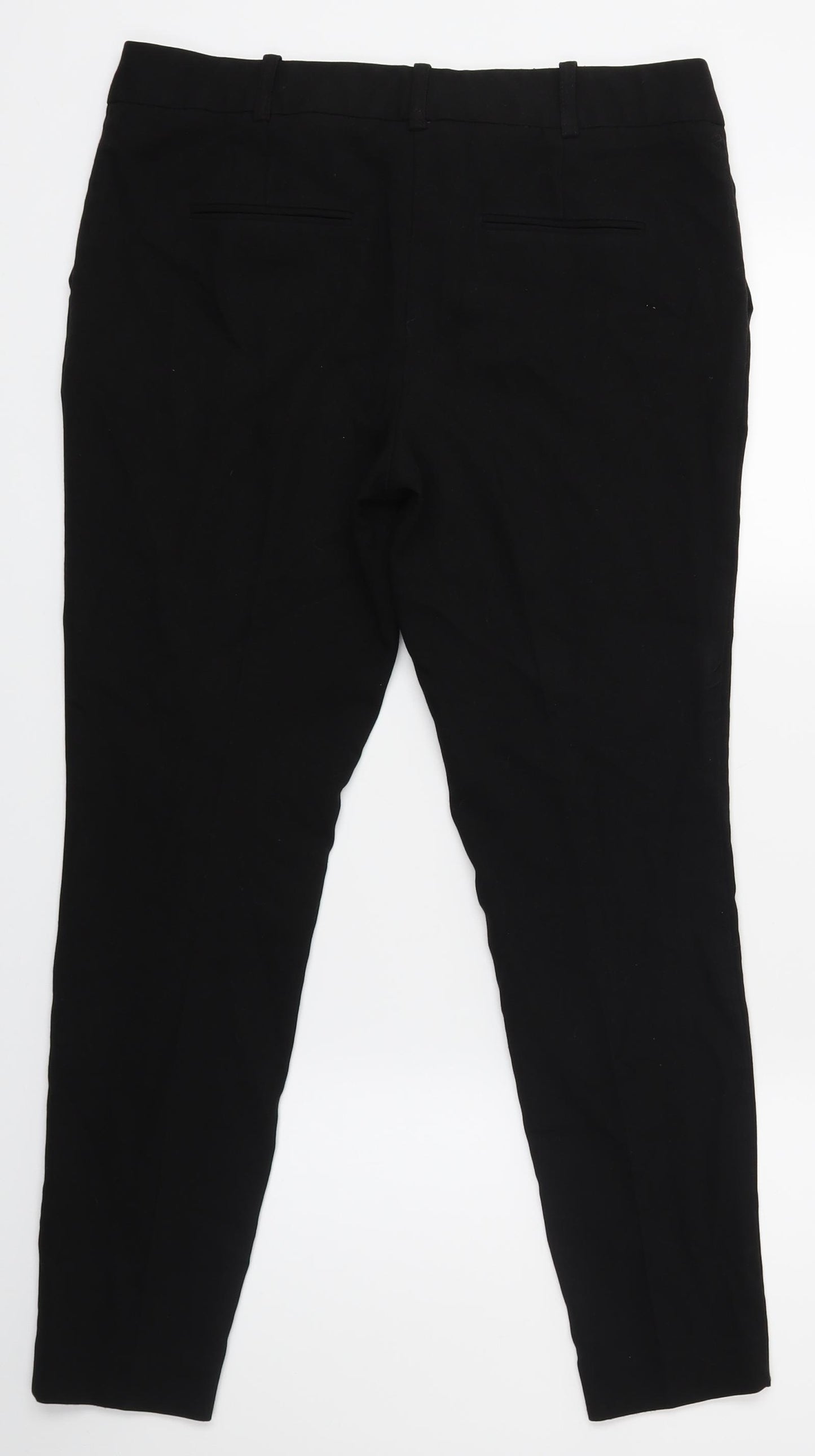 NEXT Womens Black   Trousers  Size 10 L22 in