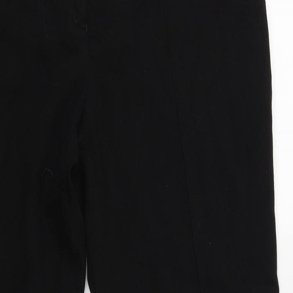 NEXT Womens Black   Trousers  Size 10 L22 in