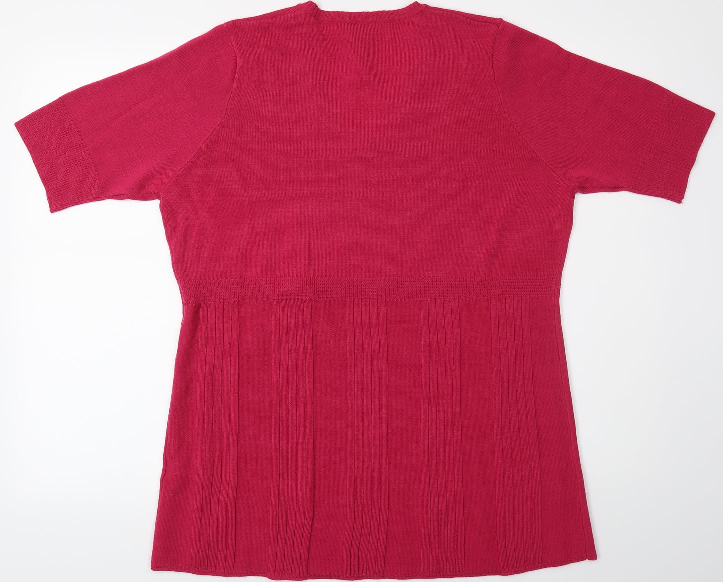 Note Womens Pink   Basic T-Shirt Size 12