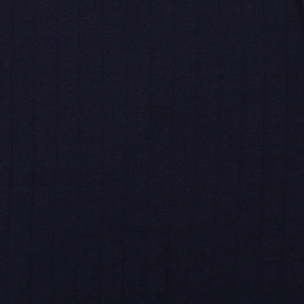 M&S Womens Blue   Basic T-Shirt Size 10