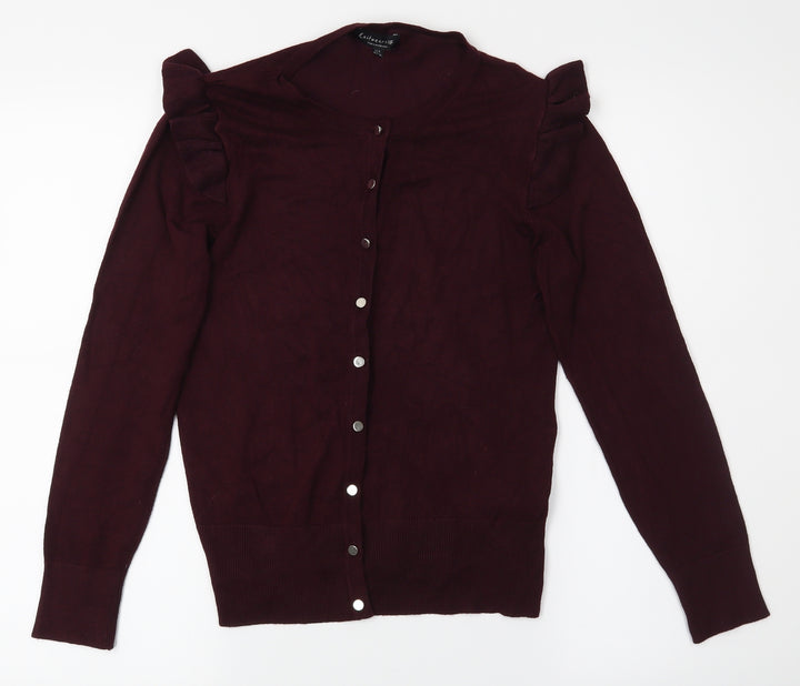 F&F Womens Purple Basic Blouse Size 8