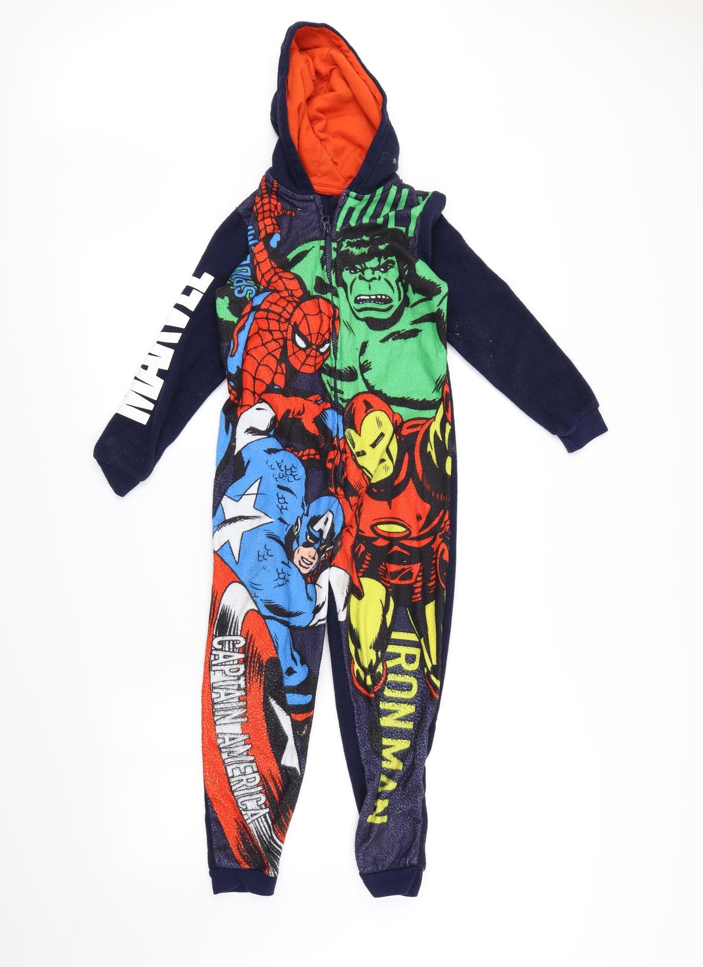 George Boys Multicoloured Solid Rayon  One Piece Size 7 Years  - Marvel