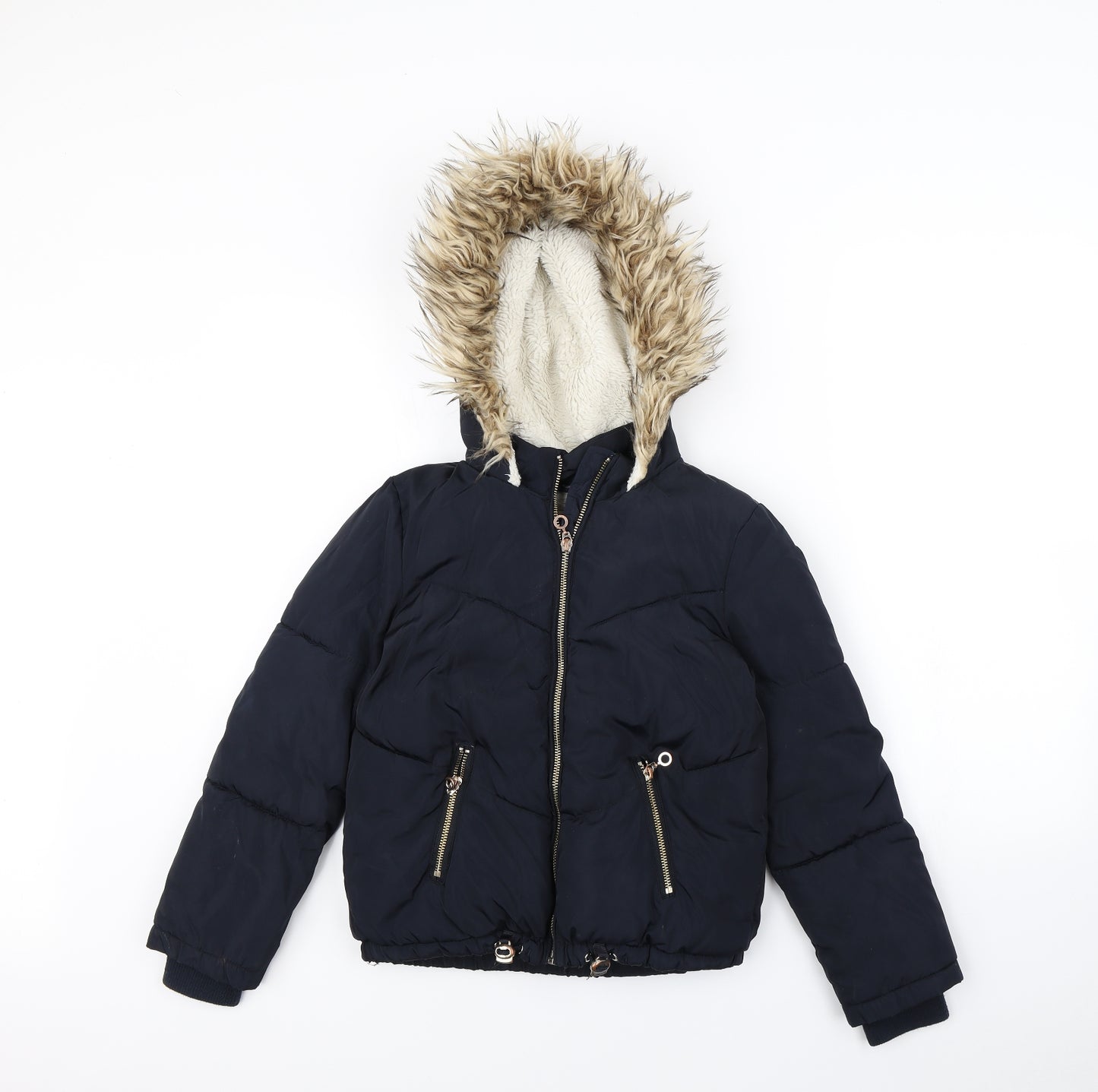 F&F Girls Blue   Rain Coat Coat Size 8 Years