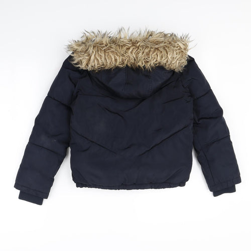 F&F Girls Blue   Rain Coat Coat Size 8 Years