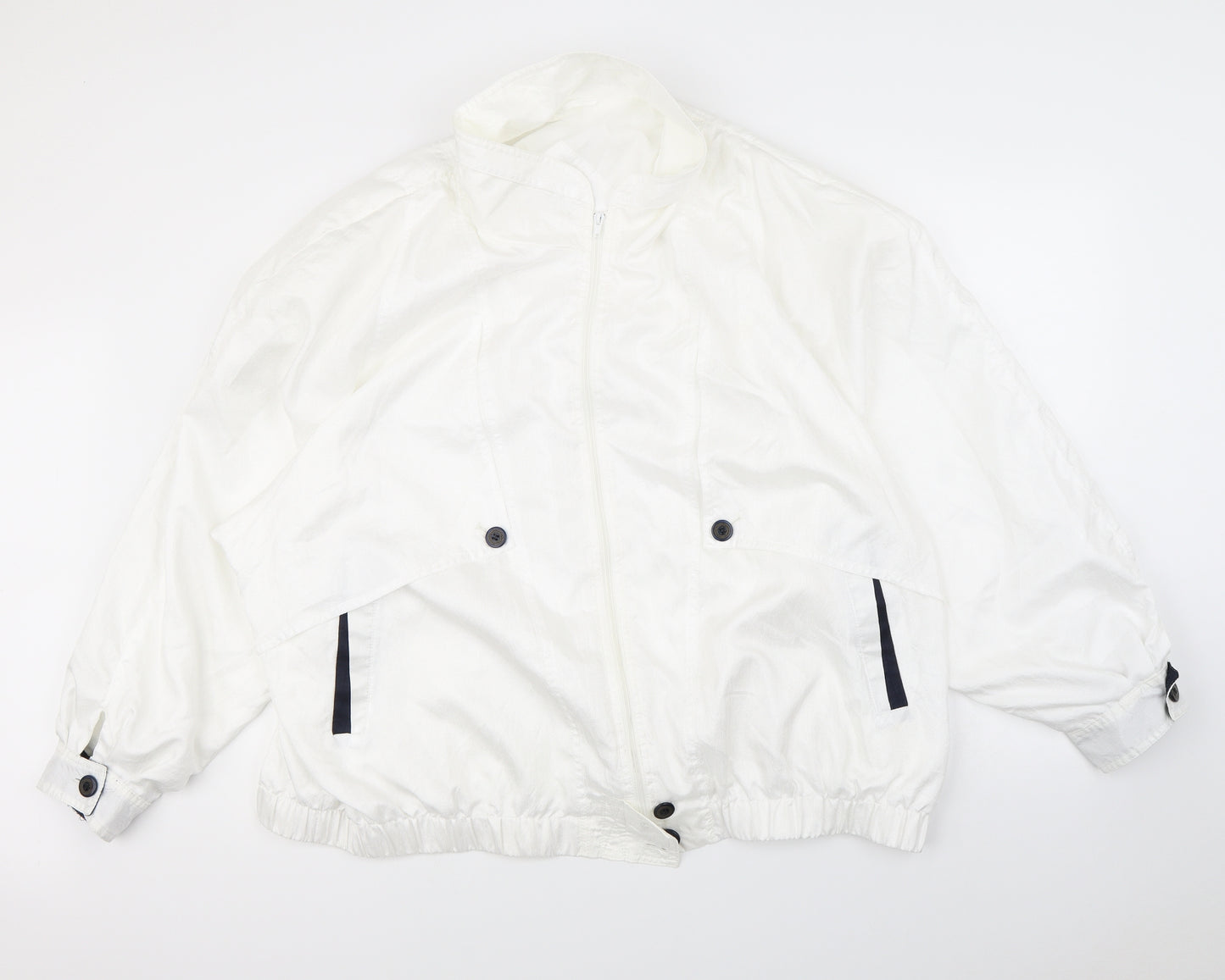 essence Womens White   Jacket Coat Size 24