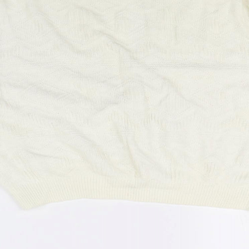 St Michael Womens Ivory   Cardigan Jumper Size 16