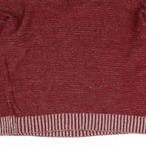 Q10 Womens Red   Pullover Jumper Size S  - Owl
