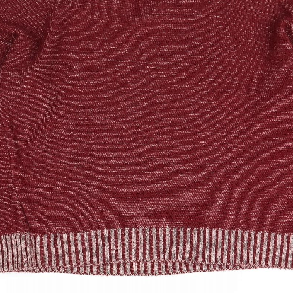 Q10 Womens Red   Pullover Jumper Size S  - Owl