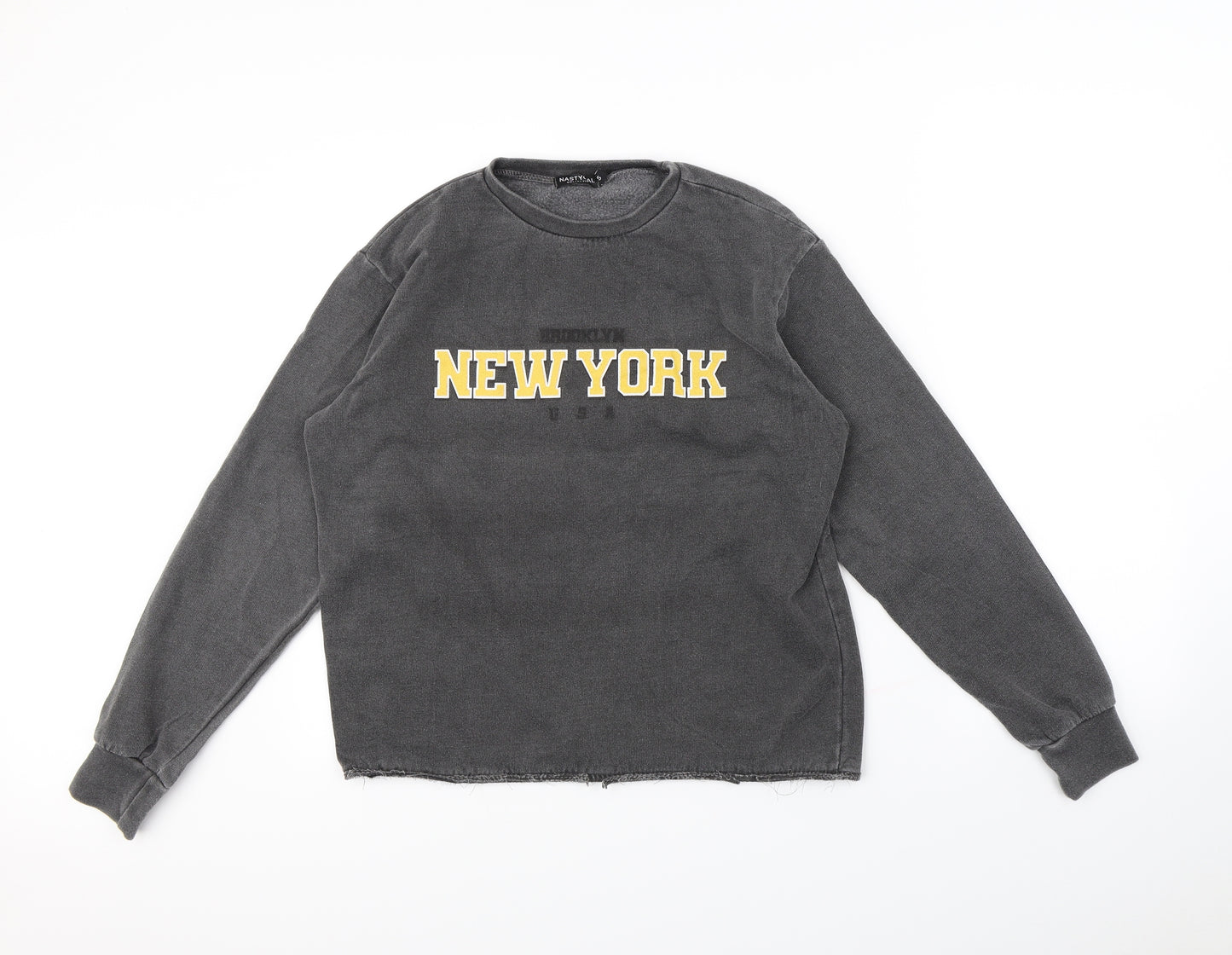 Nasty Gal Womens Grey   Pullover Jumper Size S  - New york