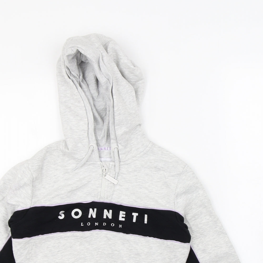 Sonetti Girls Grey   Pullover Hoodie Size 10 Years