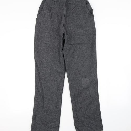 Pinns Womens Grey   Dress Pants Trousers Size 14 L30 in