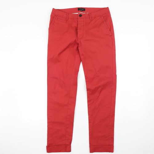 River Island Womens Red   Straight Jeans Size 30 in L30 in