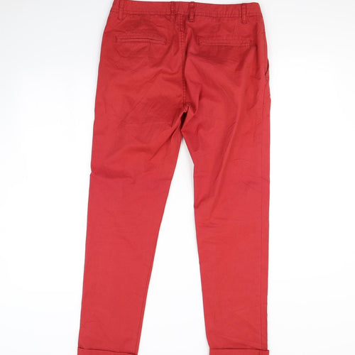 River Island Womens Red   Straight Jeans Size 30 in L30 in