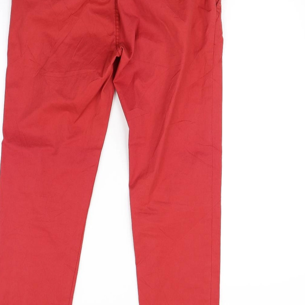 River Island Womens Red   Straight Jeans Size 30 in L30 in