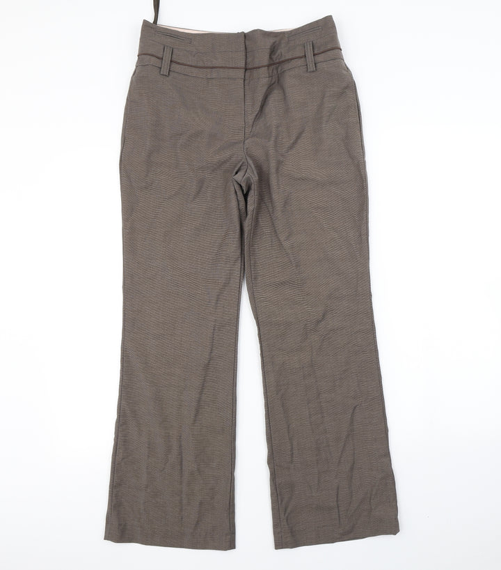 NEXT Womens Brown   Dress Pants Trousers Size 10 L30 in