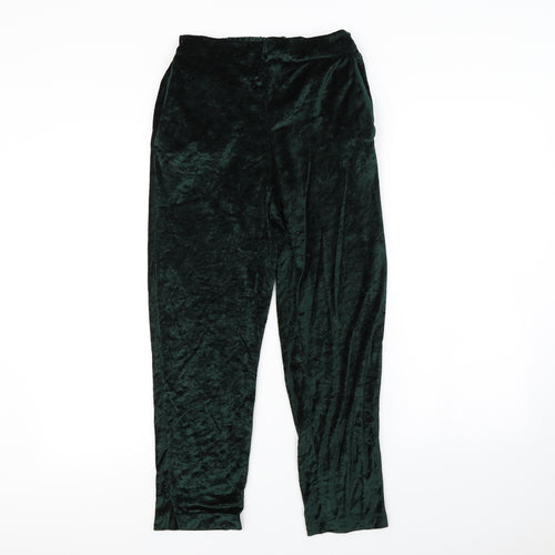 H&M Womens Green   Trousers  Size 6 L24 in