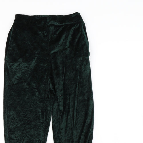 H&M Womens Green   Trousers  Size 6 L24 in
