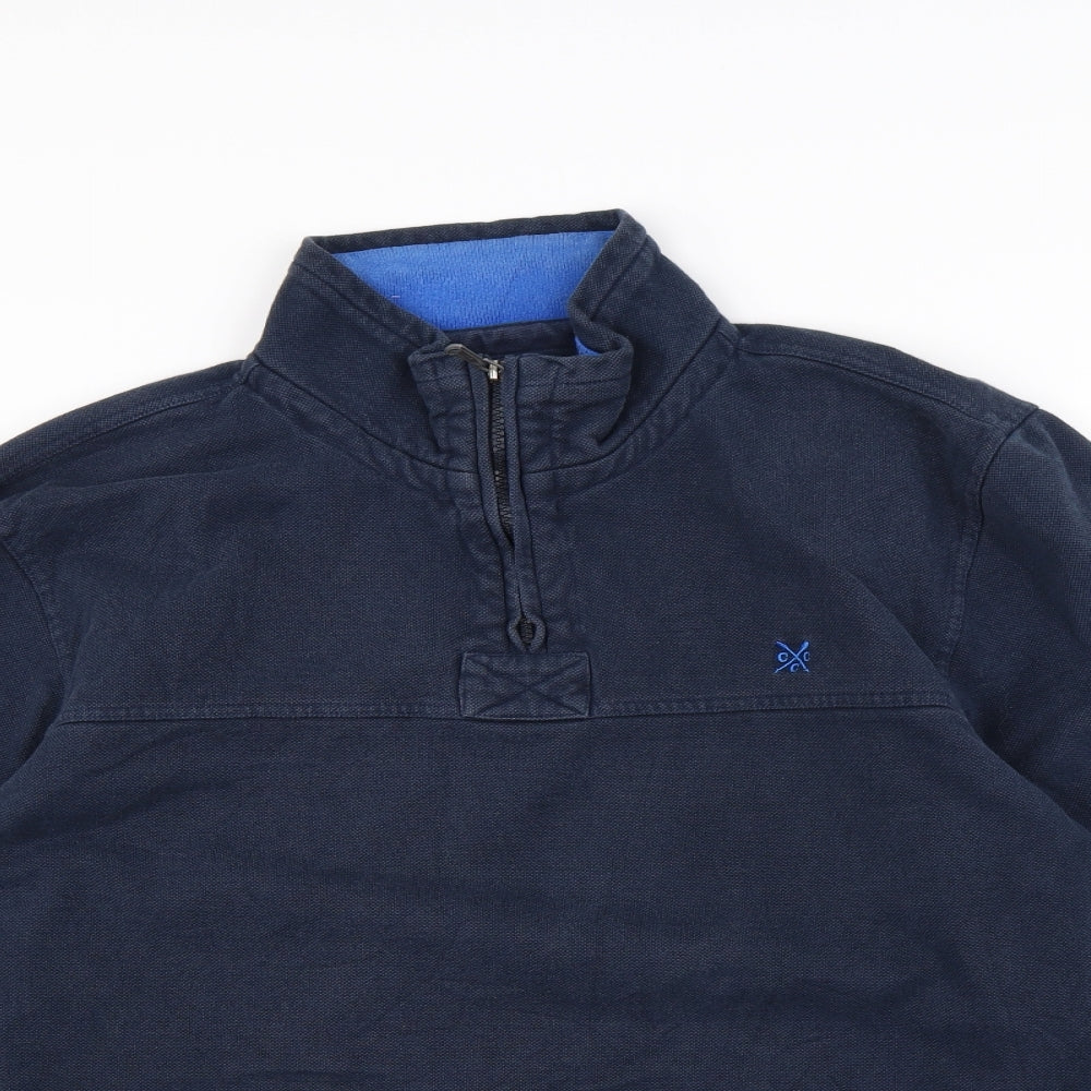 Crew Clothing Mens Blue   Henley Jumper Size 2XL