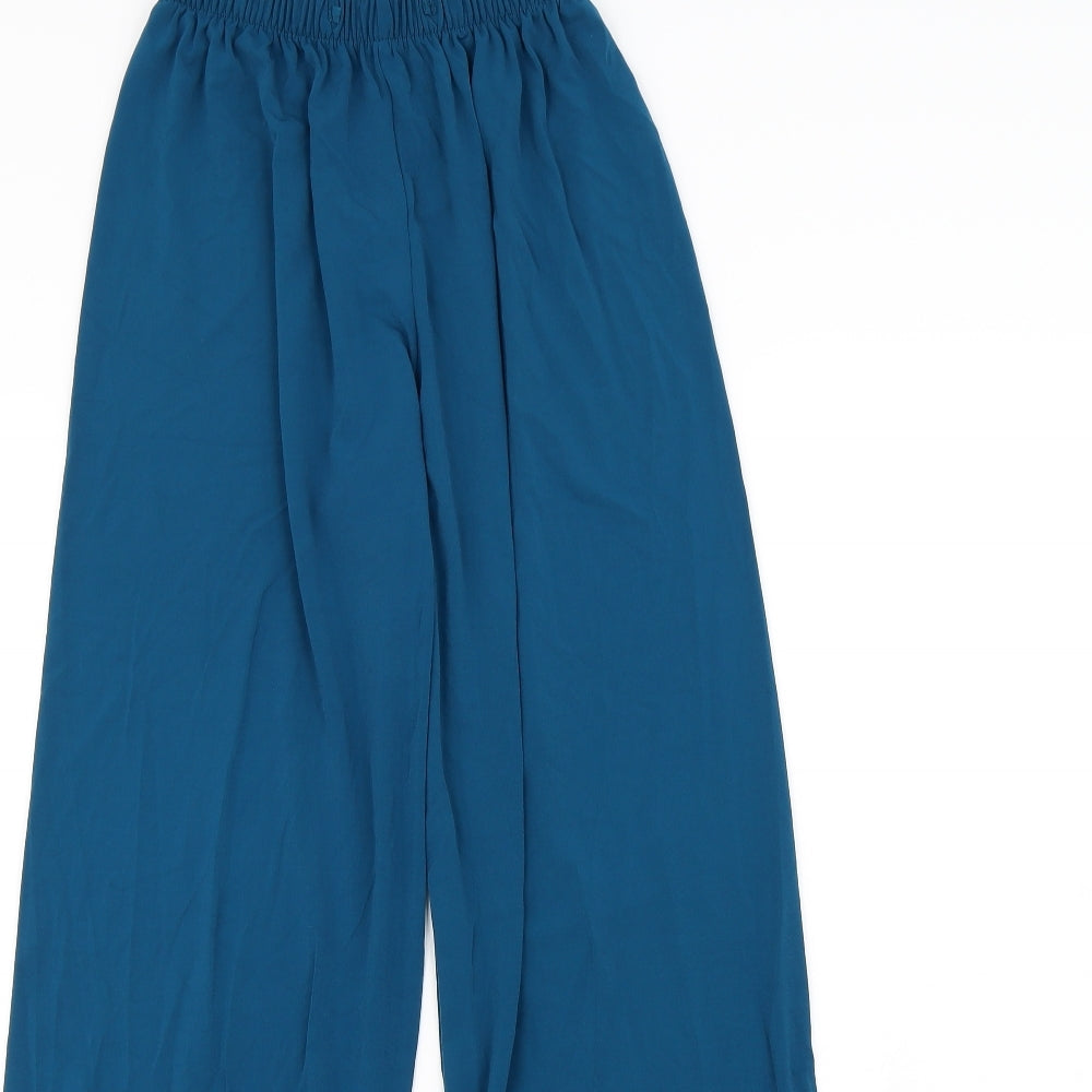 Saloos Womens Blue   Trousers  Size 14 L30 in