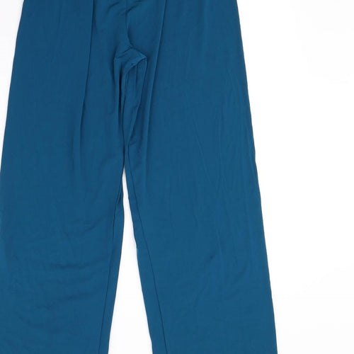 Saloos Womens Blue   Trousers  Size 14 L30 in