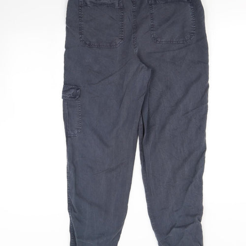 Peacocks Womens Blue   Trousers  Size 12 L30 in
