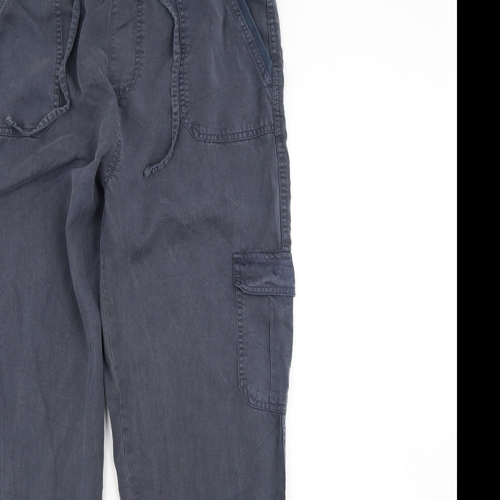 Peacocks Womens Blue   Trousers  Size 12 L30 in