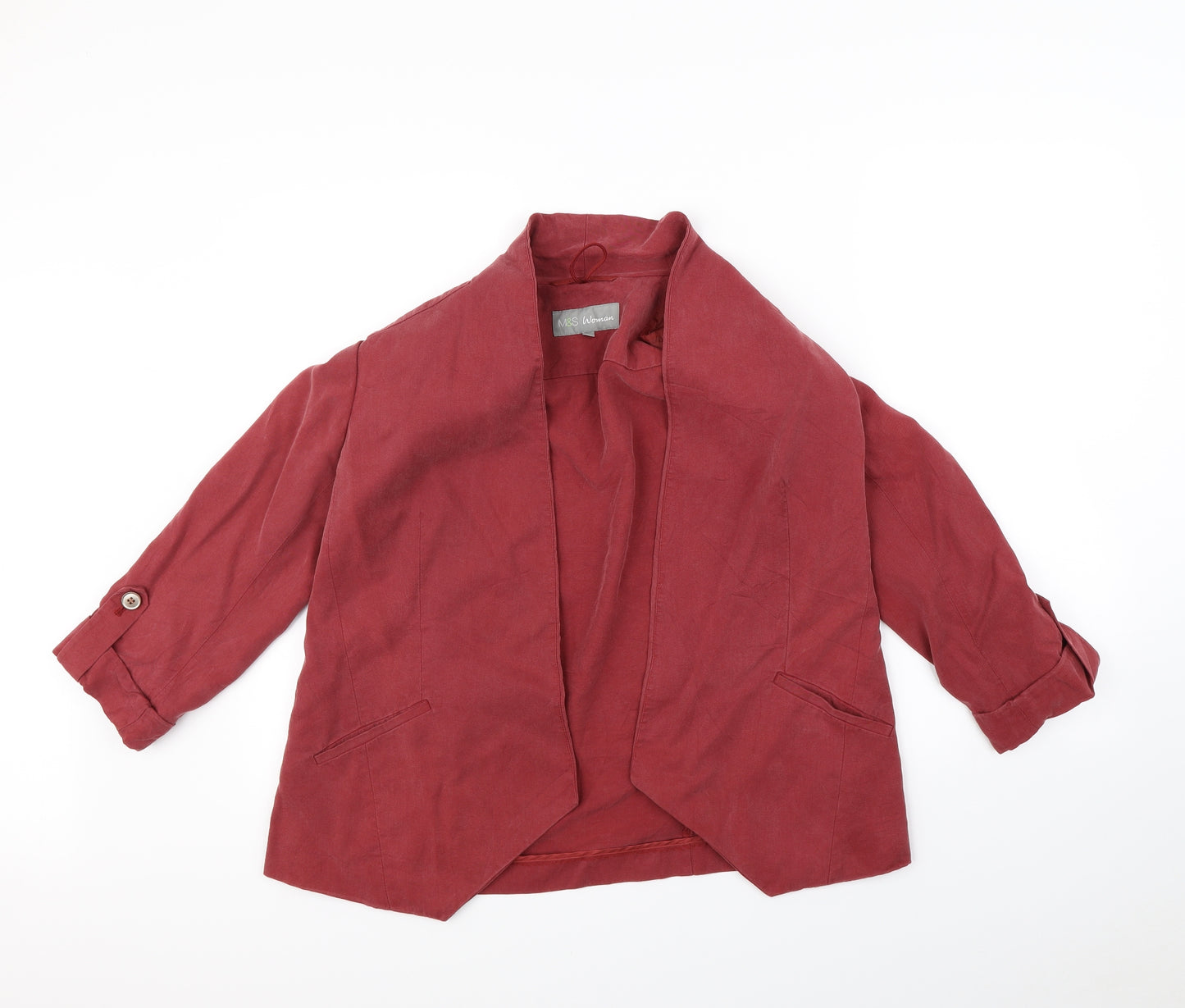 M&s Womens Pink   Jacket  Size 12