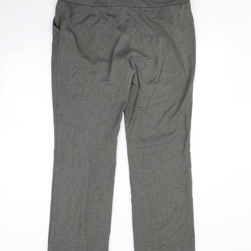 Autonomy Womens Grey   Dress Pants Trousers Size 16 L30 in