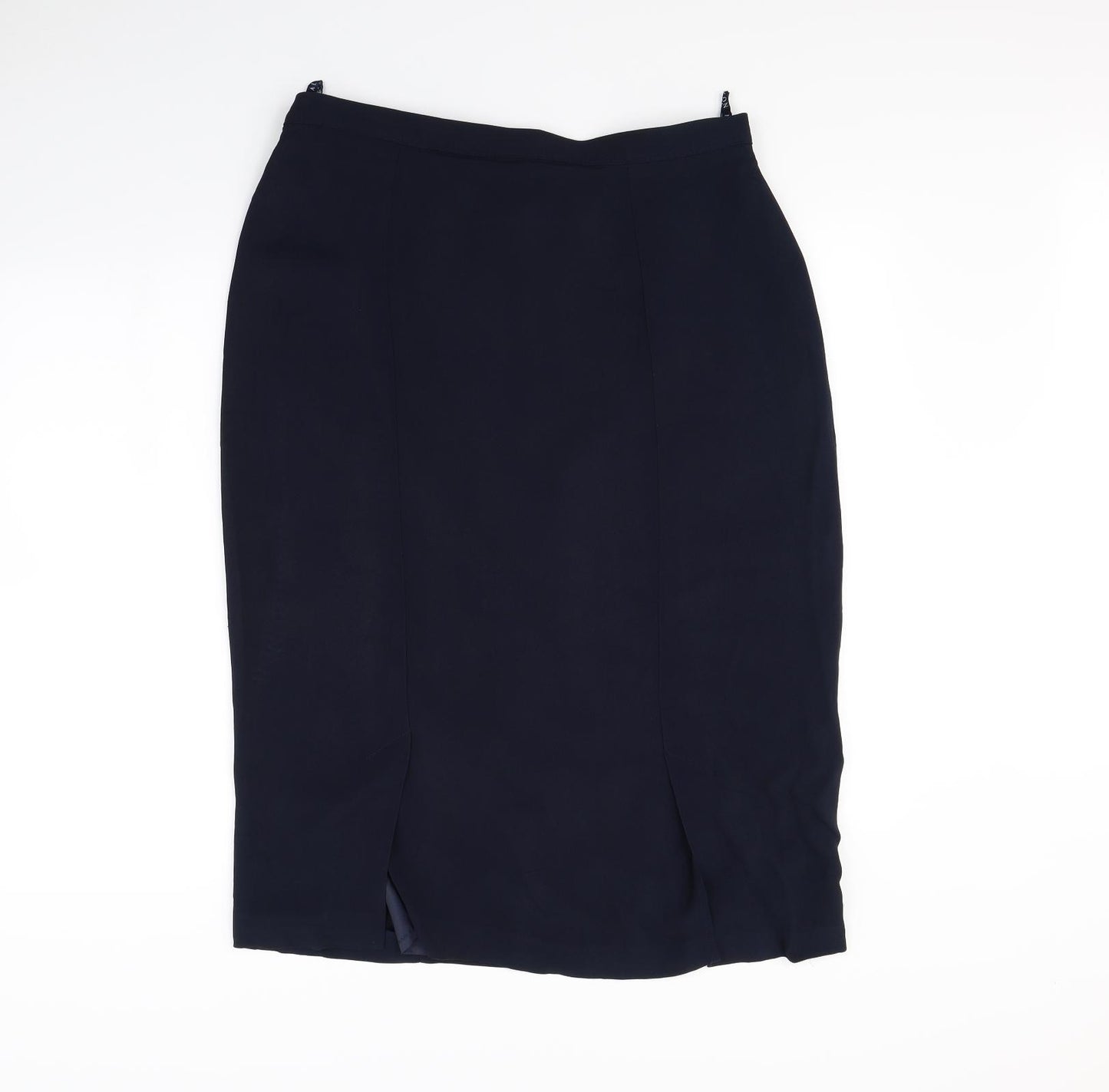 Alexon Womens Blue  Rayon Straight & Pencil Skirt Size 20