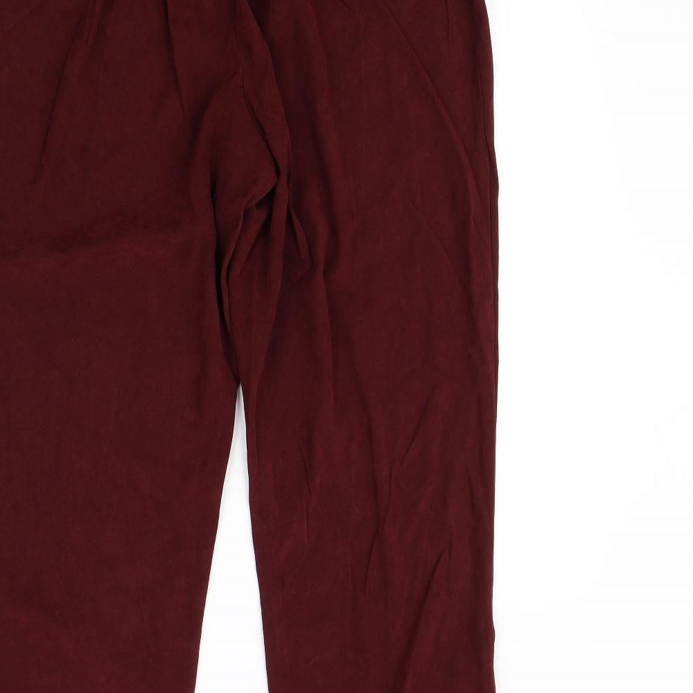 Damart Womens Red   Trousers  Size 18 L30 in