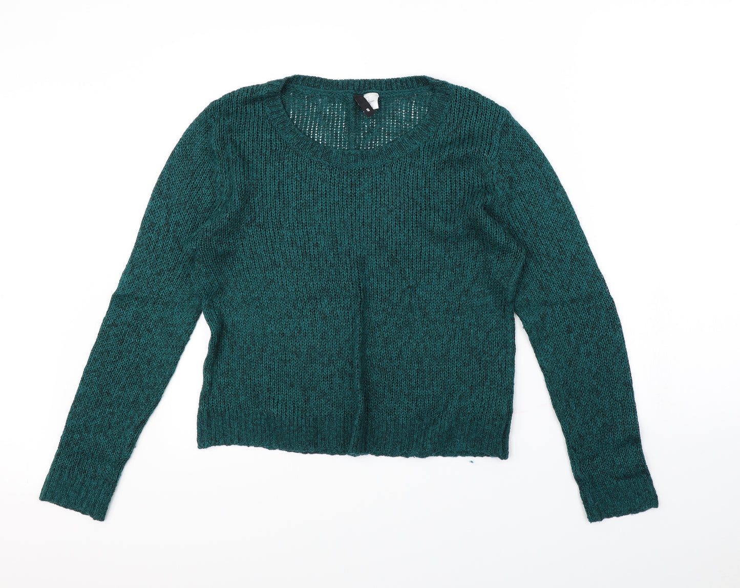 H&M Womens Green   Pullover Jumper Size S