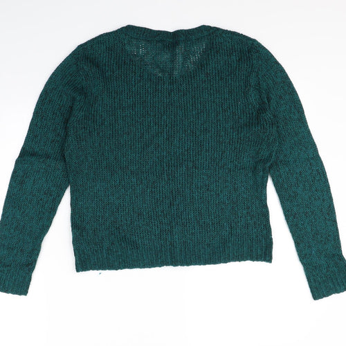 H&M Womens Green   Pullover Jumper Size S