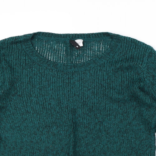 H&M Womens Green   Pullover Jumper Size S