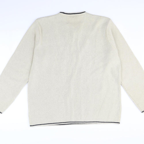 Burton Mens Beige   Pullover Jumper Size L