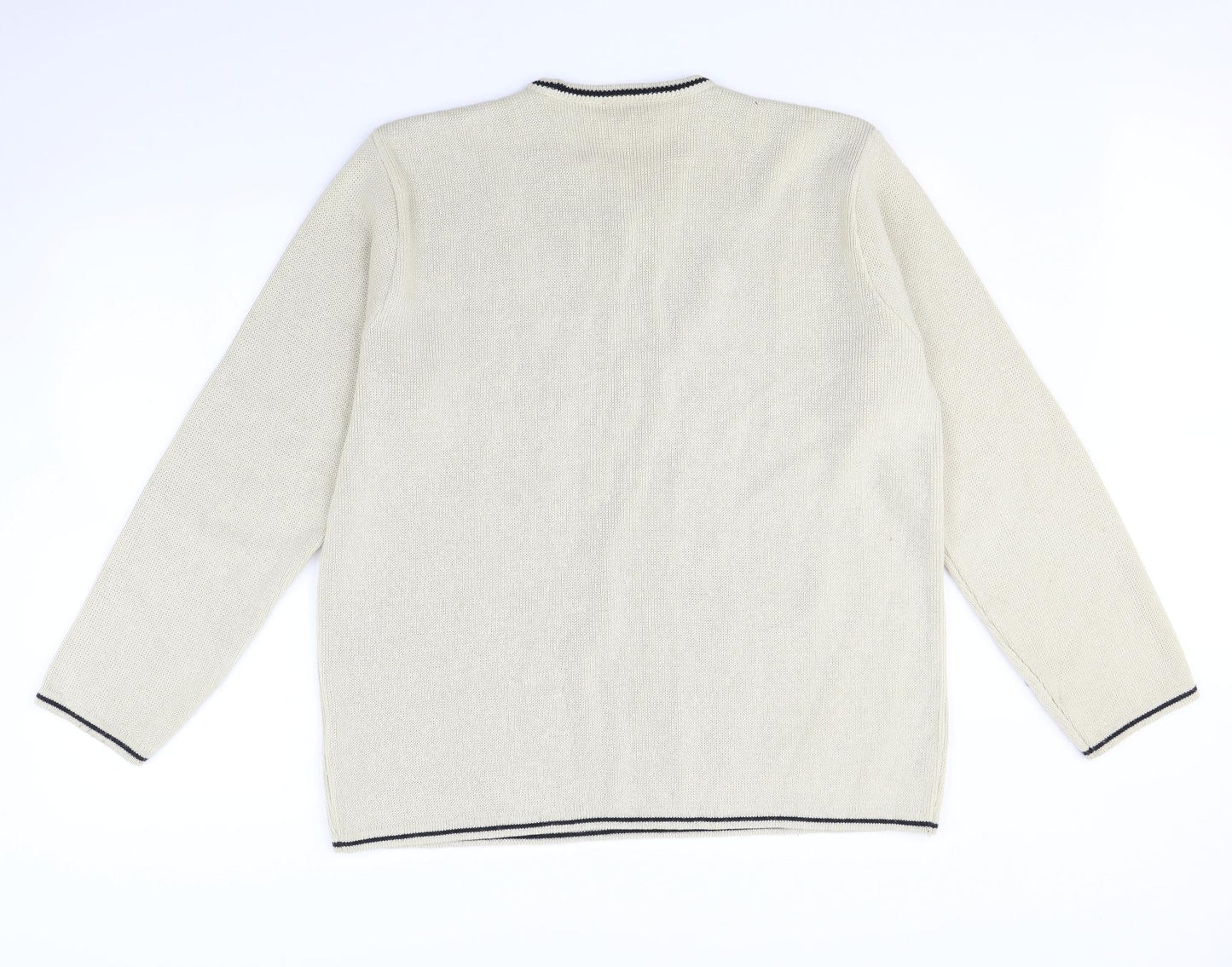 Burton Mens Beige   Pullover Jumper Size L