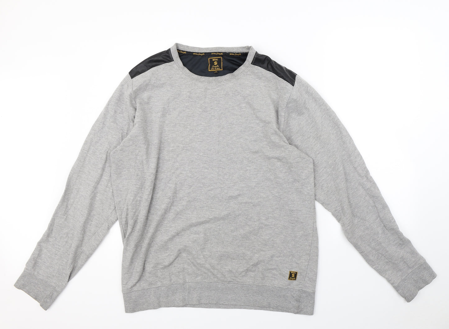 Royal Gangsta Mens Grey   Pullover Jumper Size XL
