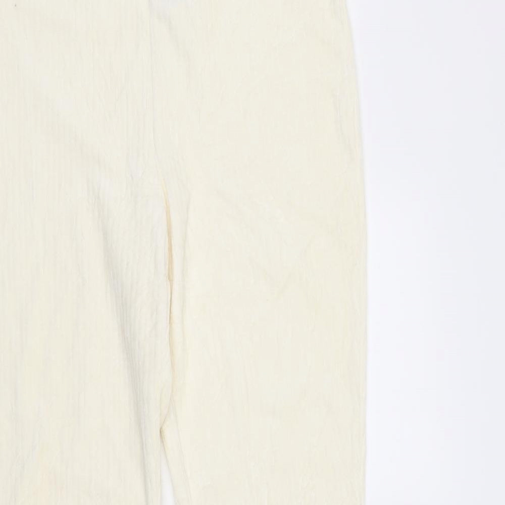 Divded Womens Ivory   Trousers  Size M L30 in