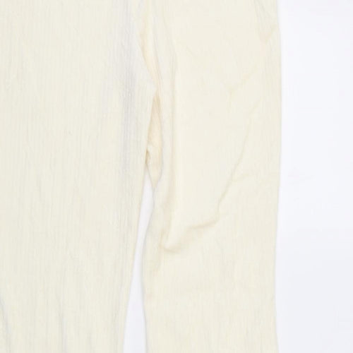 Divded Womens Ivory   Trousers  Size M L30 in