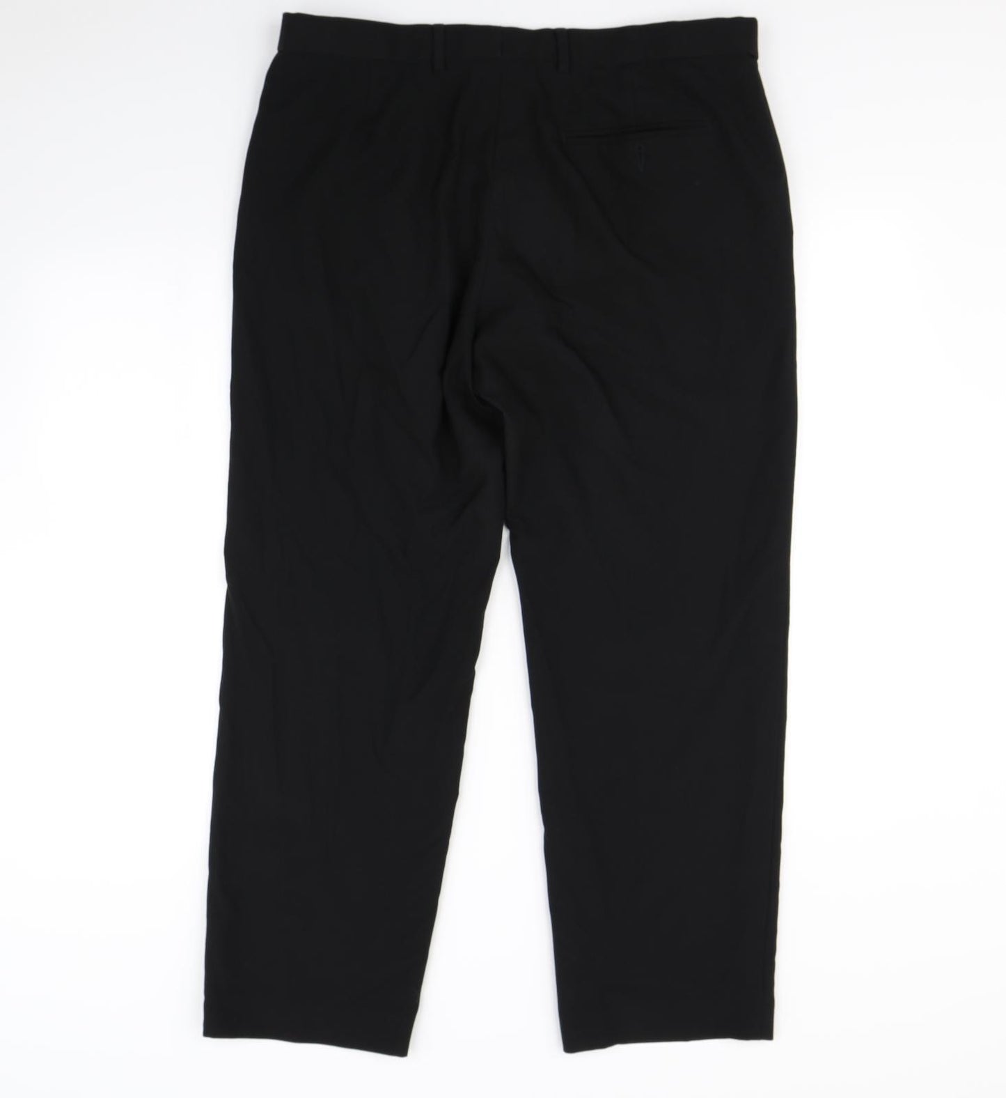 m&S Mens Black   Dress Pants Trousers Size S L30 in