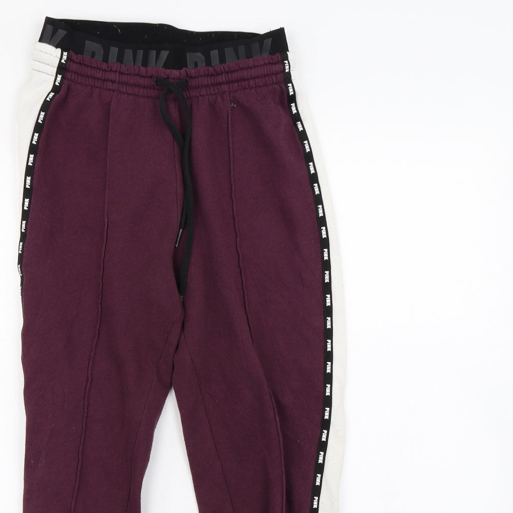 Victoria's Secret Womens Purple   Jogger Trousers Size XS L28 in