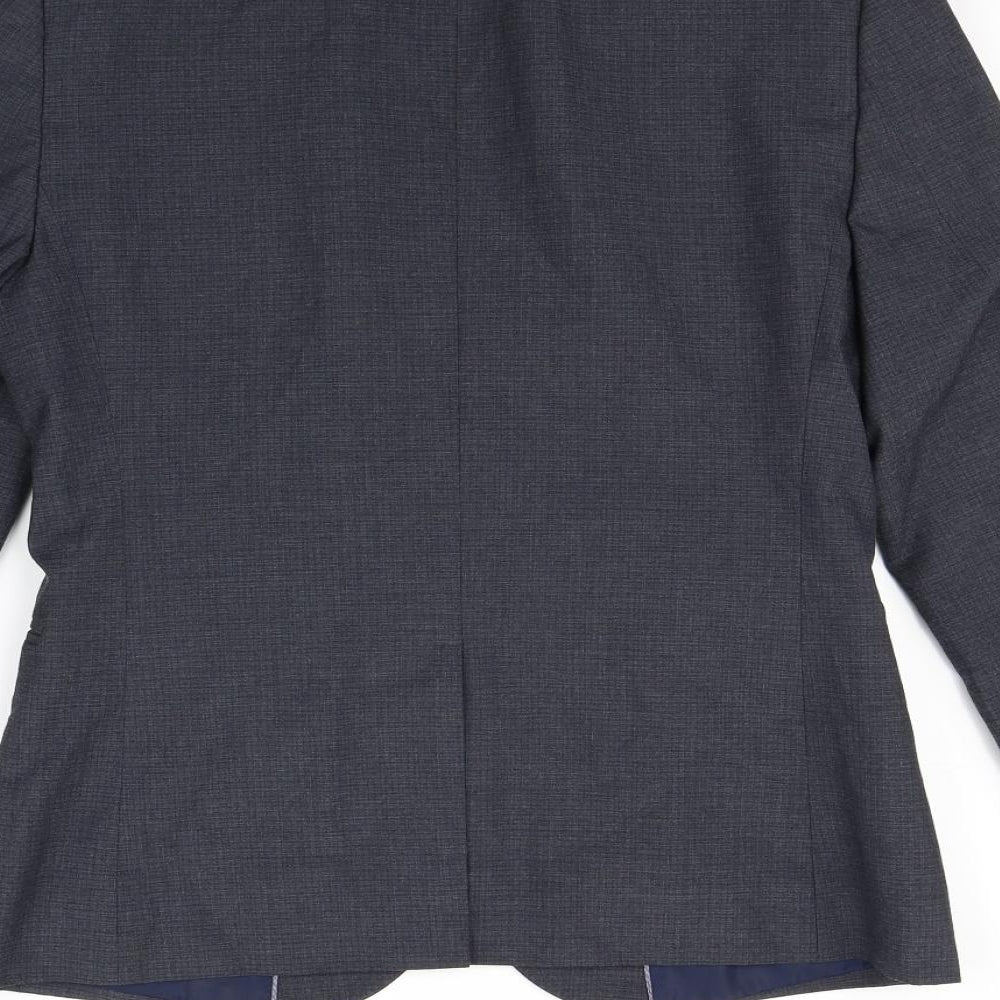 Preworn Mens Blue   Jacket Blazer Size S  - Shoulder Pads