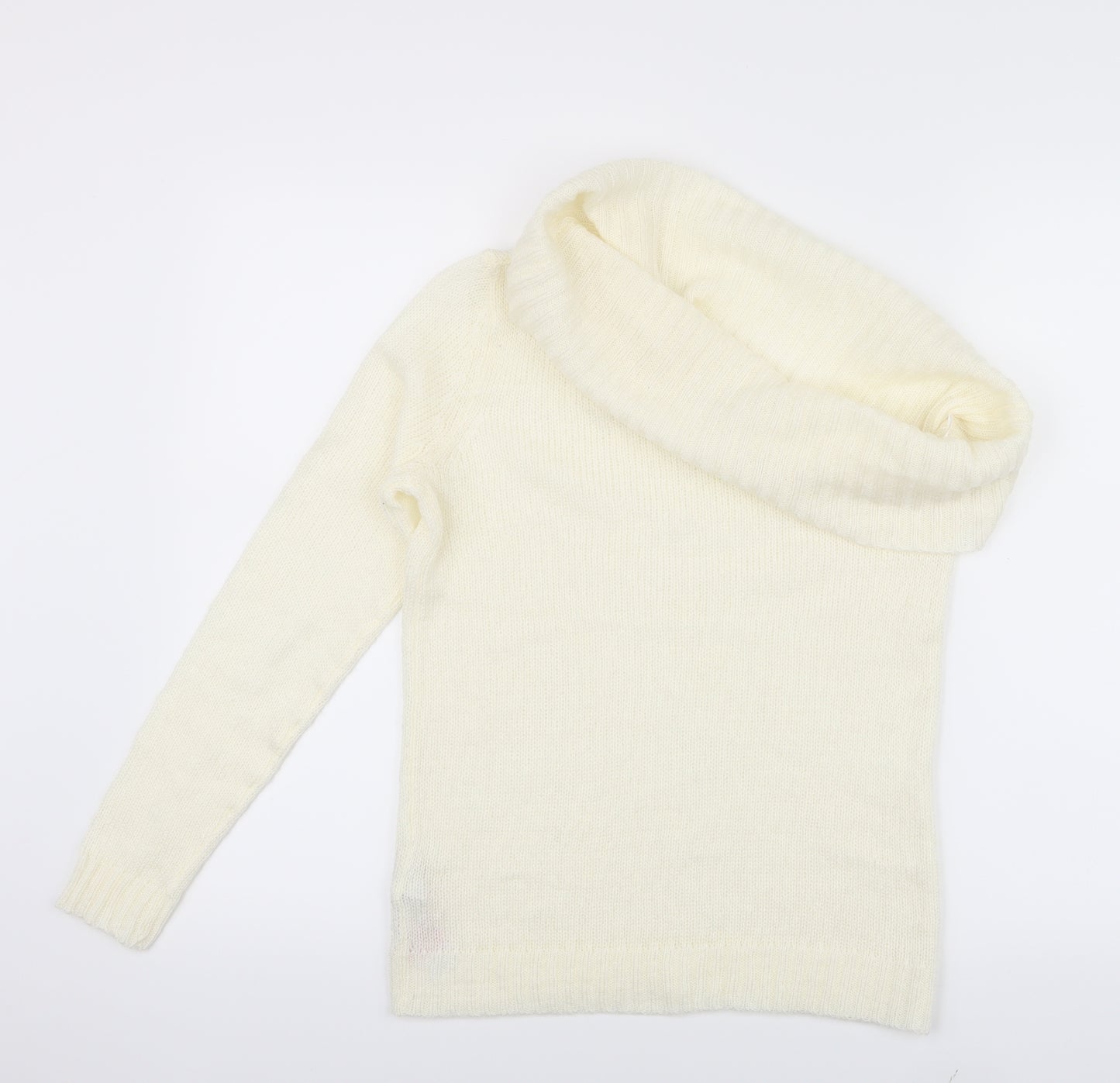 VILA Womens White   Pullover Jumper Size S