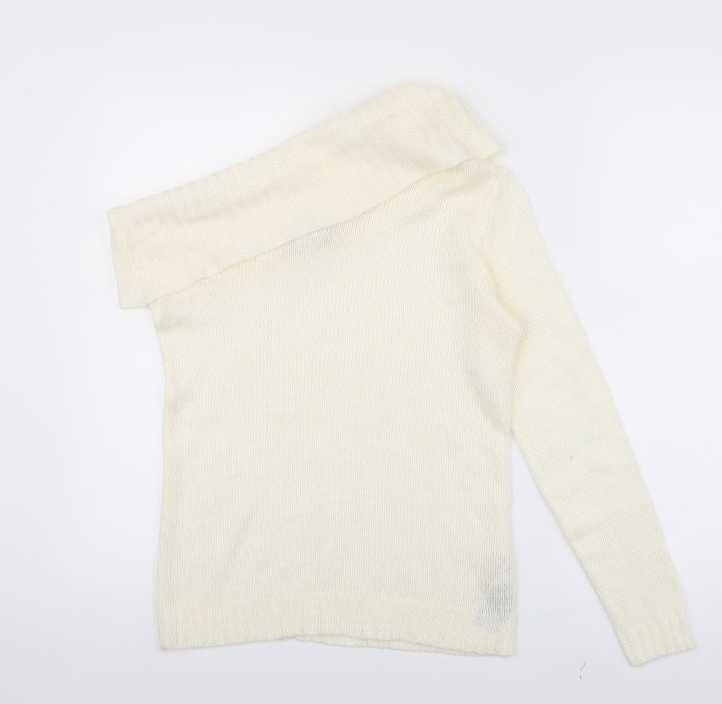 VILA Womens White   Pullover Jumper Size S