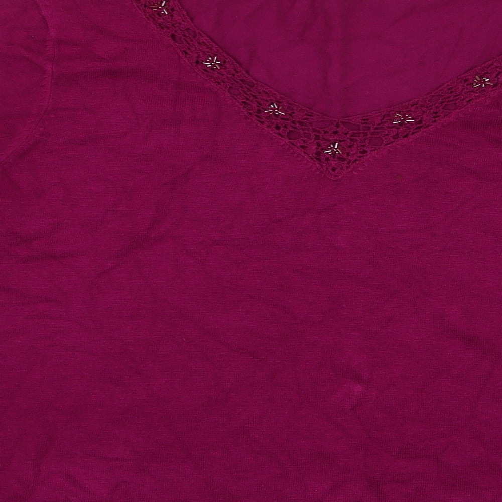 precis petite Womens Pink   Pullover Jumper Size M