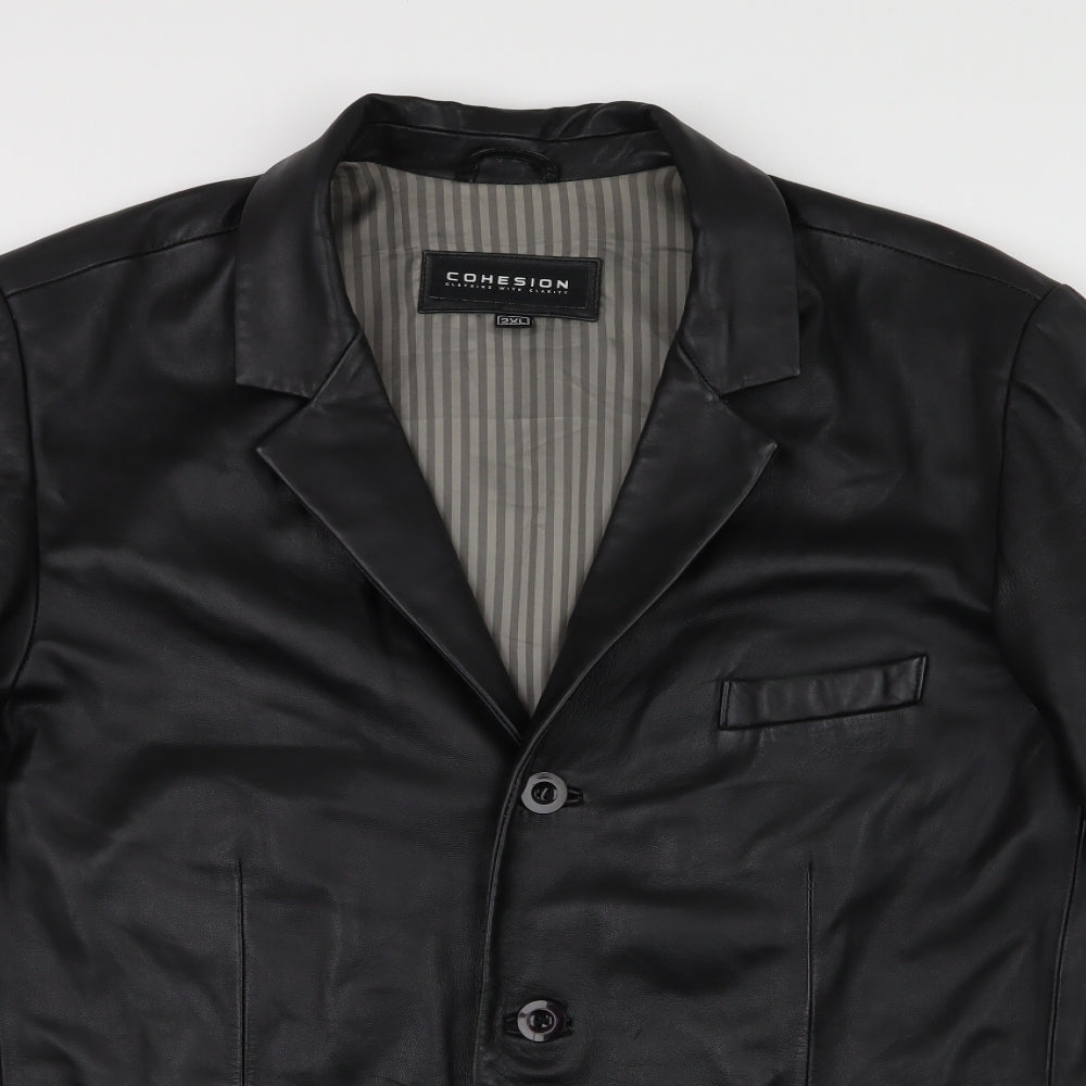 COHESION Mens Black   Jacket  Size 2XL